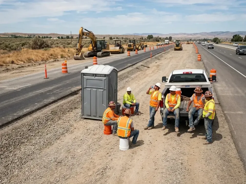 highway-road-construction-crew-007 — frequently asked questions, Porta Potty and Restroom Rentals in Doral, FL